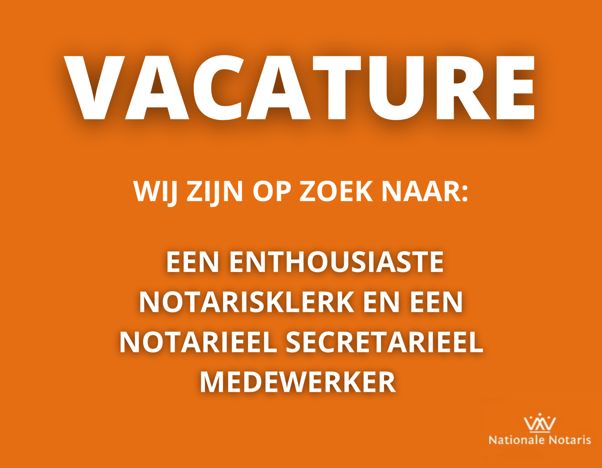 Word Jij Onze Nieuwe Collega Nationale Notaris